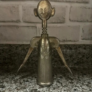 Vintage Italian "Pierre the Waiter" Sommelier Wine Bottle Corkscrew/Barware